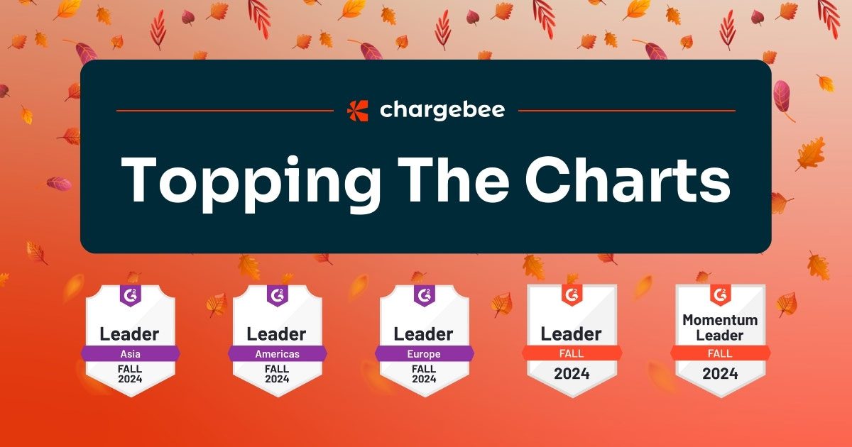 Chargebee Tops G2 Fall 2024 Report in 39 Categories