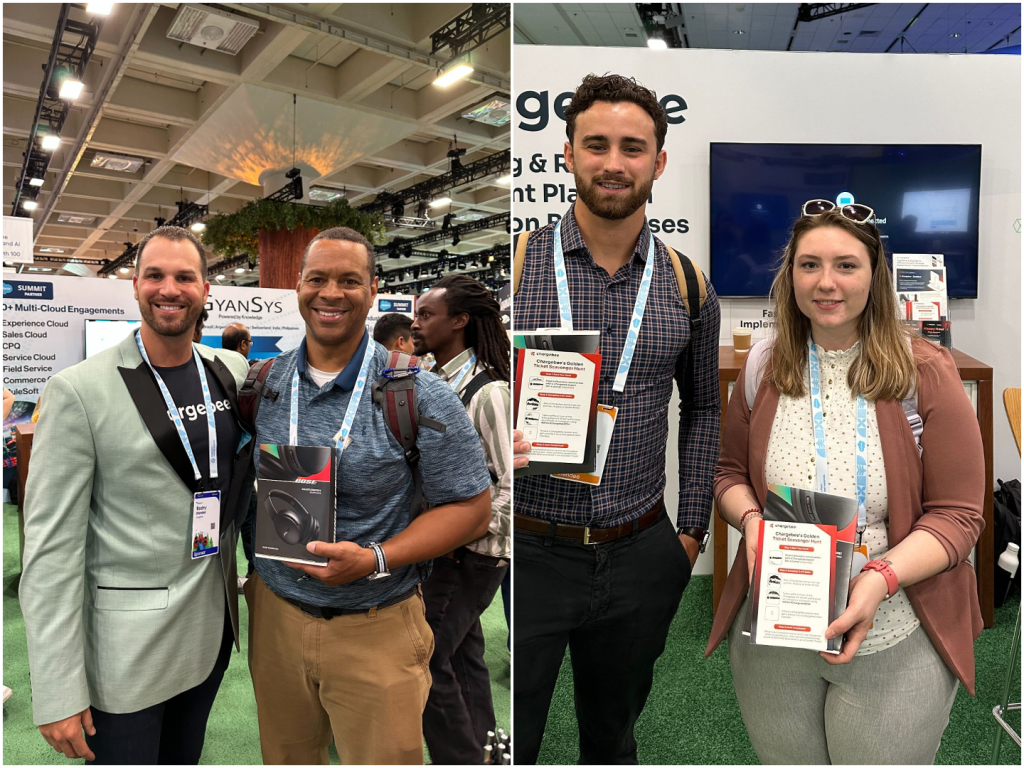 Chargebee's Scavenger Hunt Headphone Winners at Dreamforce 2024