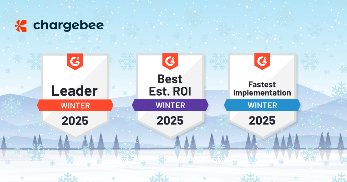 Chargebee Leads G2's Winter 2025 Subscription Management Rankings